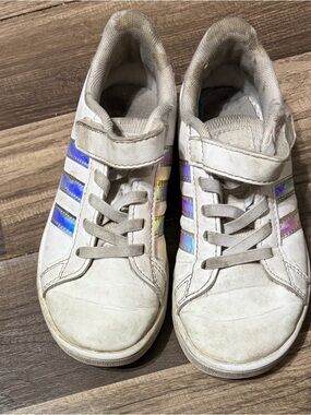 Kids ADIDAS Sneakers with Iridescent Stripes